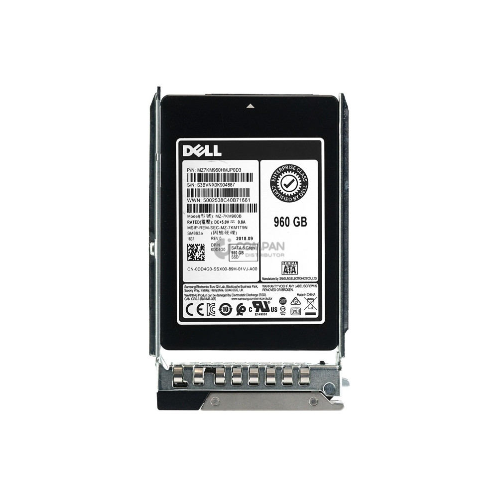 DD4G0 DELL SM863A SSD 960GB SATA 6G 2.5" SFF G14